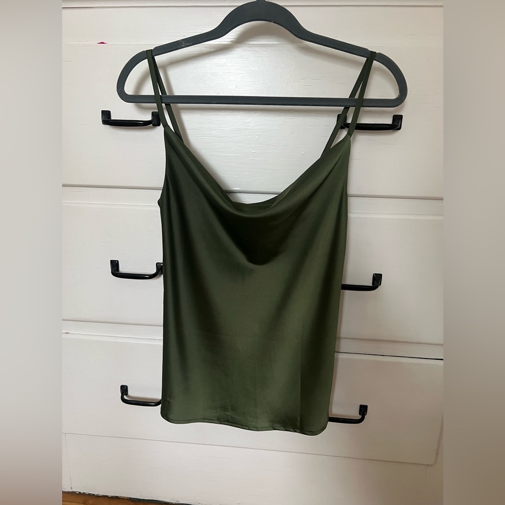 Cowl neck adjustable tank top from Bobbles and Lace